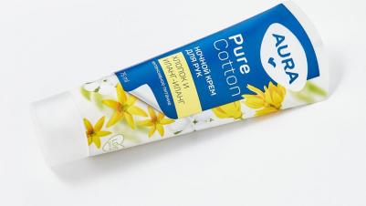 Крем для рук Aura Pure Cotton Ночной питательный 75 мл – фото 6