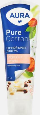 Крем для рук Aura Pure Cotton Ночной уход 75 мл