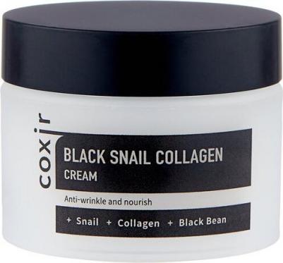 Крем против морщин с коллагеном и муцином черной улитки Black Snail Collagen Cream – фото 8