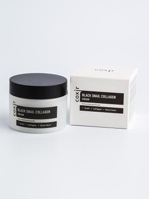 Крем против морщин с коллагеном и муцином черной улитки Black Snail Collagen Cream – фото 10