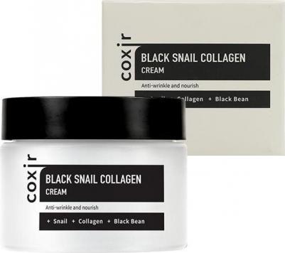 Крем против морщин с коллагеном и муцином черной улитки Black Snail Collagen Cream – фото 11