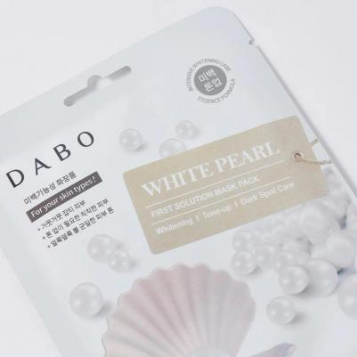 Маска для лица Маска тканевая для лица с экстрактом белого жемчуга White Pearl First Solution Mask Pack 23 – фото 3