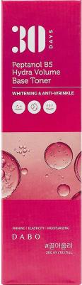 Тонер для лица Укрепляющий тонер с пептидами и витамином B5 Peptanol B5 Hydra Volume Base Toner 300 – фото 3