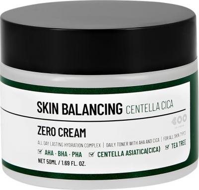 Успокаивающий крем c AHA-BHA-PHA кислотами для проблемной кожи SKINBALANCING CENTELLA 50мл – фото 5