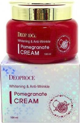 Крем для лица антивозрастной Whitening And Anti-Wrinkle Pomegranate Cream 100ml – фото 6