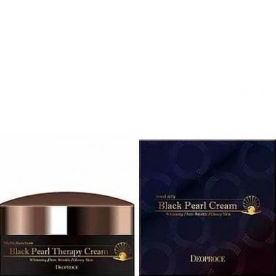Крем для лица с черным жемчугом антивозрастной Black Pearl Therapy Cream – фото 4
