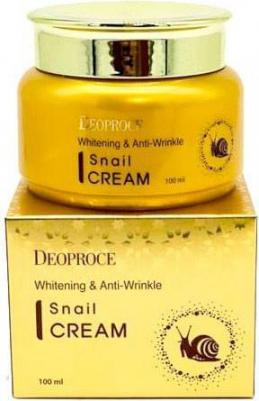 Крем для лица с экстрактом улитки Whitening And Anti-Wrinkle Snail Cream 100мл – фото 3