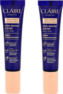 Крем-филлер для век Claire cosmetics Collagen Active Pro Anti-Age 15 мл – фото 1