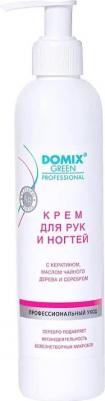 Green Professional Крем для рук и ногтей с кератином, маслом чайного дерева и коллоидным серебром, 250 мл – фото 1