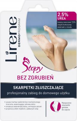 Лирен маска-носки для ног отшелушивающая Безупречные ножки №1