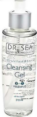 Минеральный очищающий гель для лица и глаз, с витамином Е, для всех типов кожи, 210 мл – фото 1