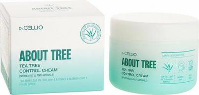 Крем для лица для чувствительной кожи About Tree Teatree Control Cream Whitening & Anti-Wrinkle, 90 мл – фото 2