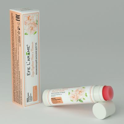 Бальзам для губ с эфирным маслом розы и ванили, увлажнение Сады Бурбона Роза и Ваниль 5.0 – фото 4