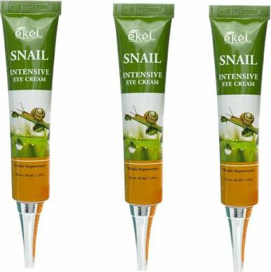 Крем для кожи вокруг глаз с муцином улитки туба Snail Intensive Eye Cream tube 40 мл – фото 5