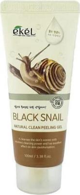 Пилинг-скатка с муцином черной улитки Natural Clean peeling gel Black Snail, 180мл – фото 16