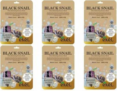 Тканевая маска для лица с улиточным муцином Ultra Hydrating Essence Mask Black Snail 25 мл – фото 6