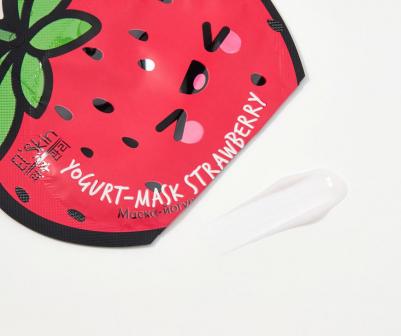 Маска-йогурт для ухода за лицом Клубника 10 г – фото 6