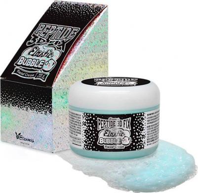Крем для лица пузырьковый с пептидами peptide 3d fix elastic bubble facial cream 100гр – фото 6
