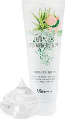 Маска для лица Универсальная маска с алоэ и коллагеном "Milky Piggy Herb Soul Hydro Aqua Jella Pack" – фото 7
