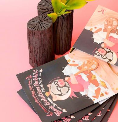 Пузырьковая маска Witch Piggy Hell-Pore Black Solution Bubble Serum Mask Pack – фото 11