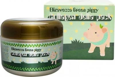 Высококонцентрированная коллагеновая маска Green Piggy Collagen Jella Pack, 100 мл – фото 4