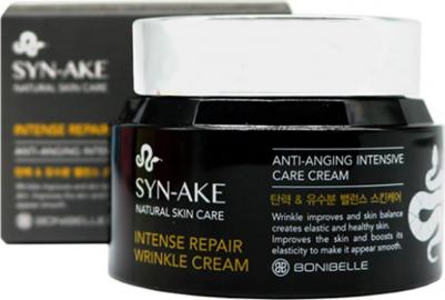 Bonibelle Syn-Ake Intense Repair Wrinkle Cream Антивозрастной крем с пептидом змеиного яда, 80 мл – фото 11