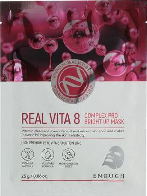 Маска тканевая с витаминами для сияния кожи - Real vita 8 complex pro bright up mask, 25мл – фото 2