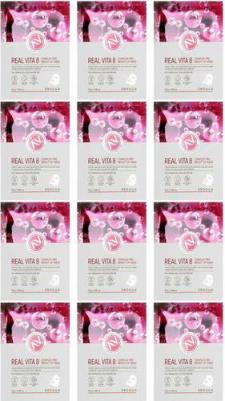Маска тканевая с витаминами для сияния кожи - Real vita 8 complex pro bright up mask, 25мл