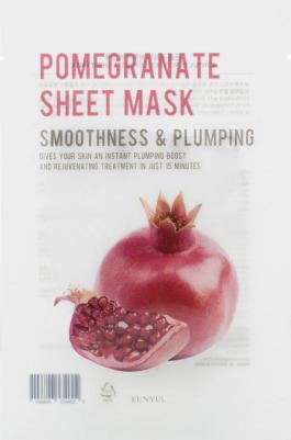 Тканевая маска с экстрактом граната, 22мл, Purity Pomegranate Sheet Mask, 22ml