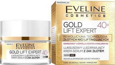 Эксклюзивный укрепляющий крем-сыворотка с 24k золотом 40+ Gold Lift Expert, 50 мл – фото 6