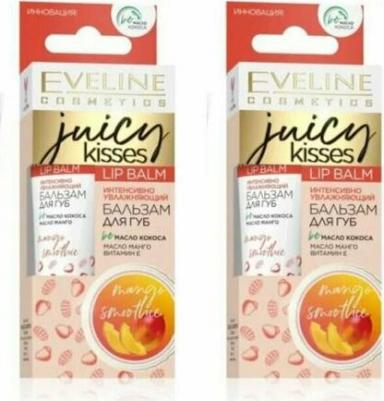 Интенсивный увлажняющий бальзам для губ JUICY KISSES, MANGO SMOOTHIE, 12 мл – фото 4