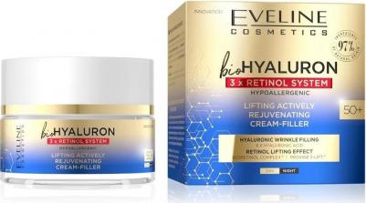 Крем для лица Biohyaluron 3xretinol system 50+ с гиалуроновой кислотой и ретинолом – фото 1