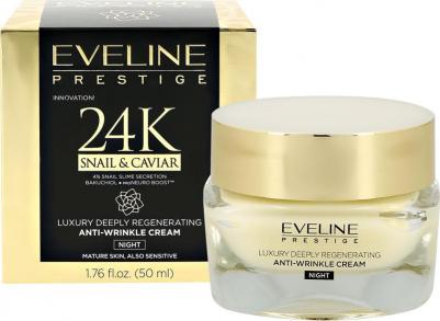 Крем для лица PRESTIGE 24K SNAIL&CAVIAR ночной питательный регенерирующий, 50 мл – фото 3