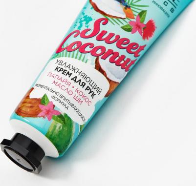 Крем для рук Sweet Coconut Увлажняющий 50 мл – фото 2