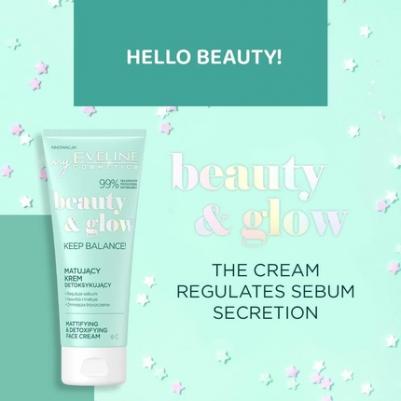 Матирующий крем-детокс для лица Beauty & Glow, 75 мл – фото 1