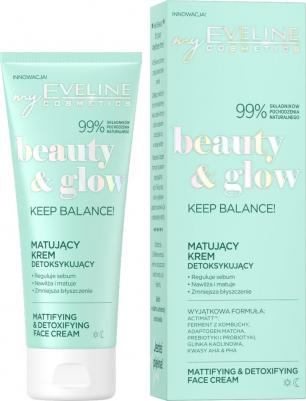 Матирующий крем-детокс для лица Beauty & Glow, 75 мл