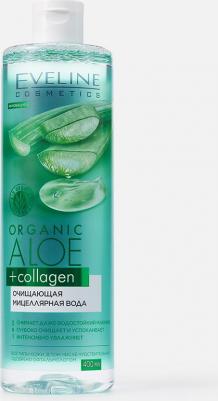 Мицеллярная вода ORGANIC Алое + Коллаген, очищающая, 400 мл – фото 8