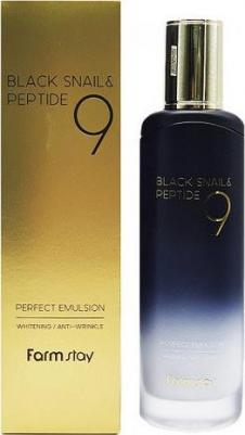 Эмульсия омолаживающая с комплексом из 9 пептидов Black Snail & Peptide9 Perfect Emulsion 35мл – фото 7