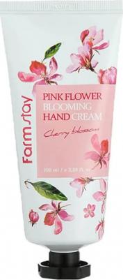 ФМС Hand Крем для рук pink flower blooming hand cream cherry blossom 100мл – фото 2