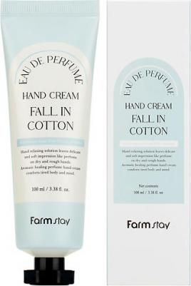 Крем для рук парфюмированный с экстрактом хлопка Fall in Cotton Hand Cream – фото 1