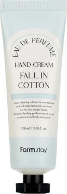 Крем для рук парфюмированный с экстрактом хлопка Fall in Cotton Hand Cream – фото 3