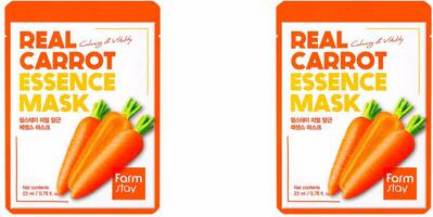 Маска тканевая с экстрактом моркови - Real carrot essence mask, 23мл – фото 7