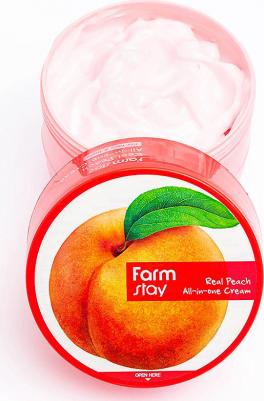 Многофункциональный крем с экстрактом персика Real Peach All-in-one Cream, 300ml – фото 3