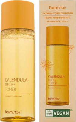 Облегчающий тоник для лица с календулой Calendula Relief Toner, 200 мл