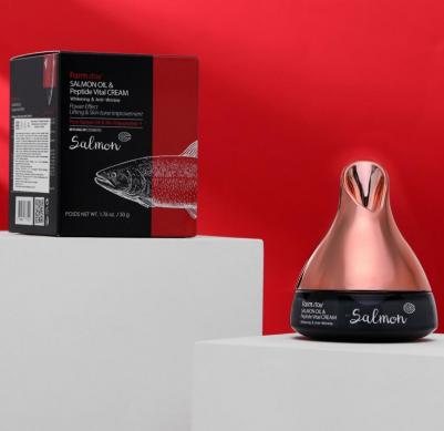 Омолаживающий крем с маслом лосося и пептидами Salmon Oil & Peptide Vital Cream 50 г – фото 4