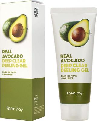 Отшелушивающий гель с экстрактом авокадо Real Avocado Deep Clear Peeling Gel 100 мл – фото 12