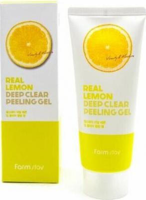 Отшелушивающий гель с экстрактом лимона Real Lemon Deep Clear Peeling Gel 100 мл – фото 8