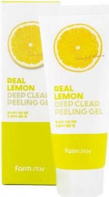 Отшелушивающий гель с экстрактом лимона Real Lemon Deep Clear Peeling Gel 100 мл – фото 9