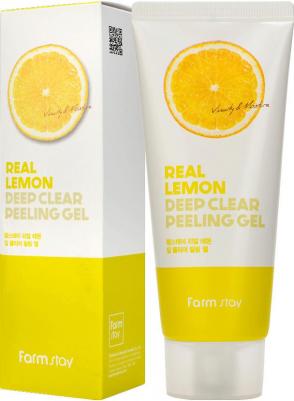 Отшелушивающий гель с экстрактом лимона Real Lemon Deep Clear Peeling Gel 100 мл – фото 12