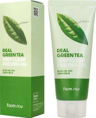 Отшелушивающий гель с экстрактом зеленого чая Real Green Tea Deep Clear Peeling Gel 100 мл